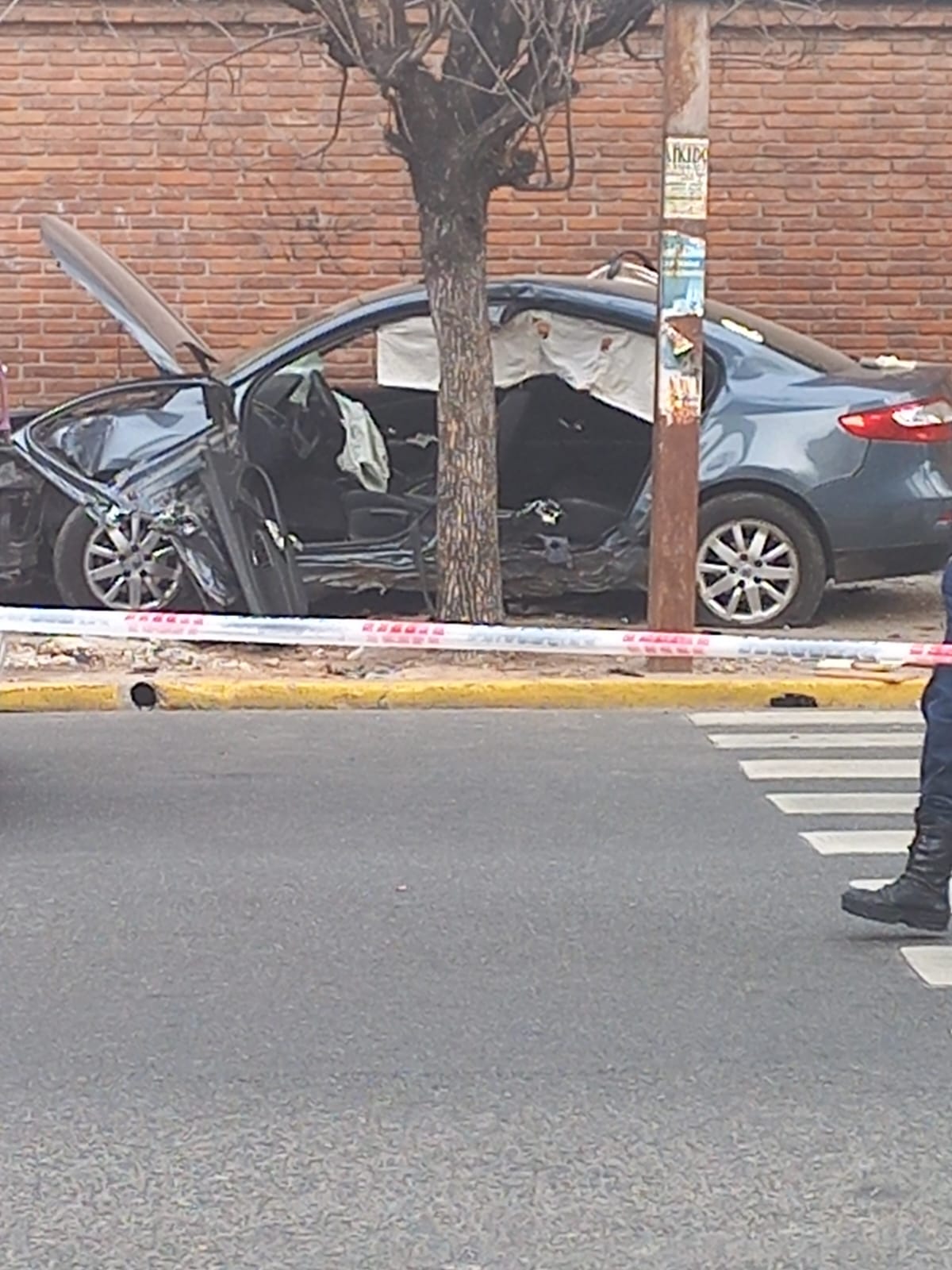 Accidente en Ramos Mejía: Se salvaron de milagro