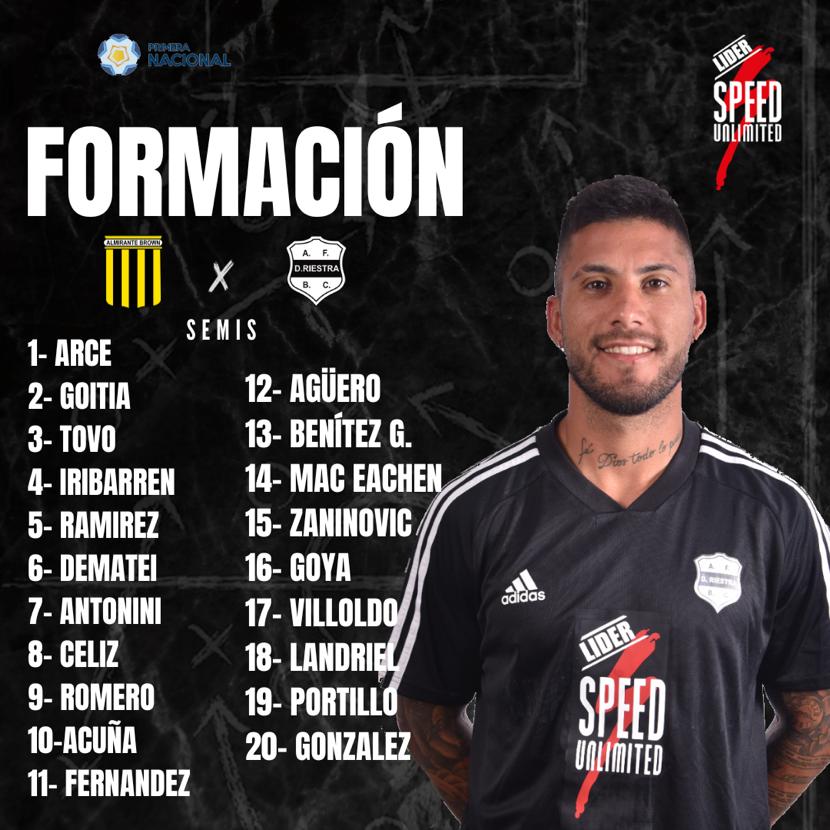 Almirante perdió Riestra reducido