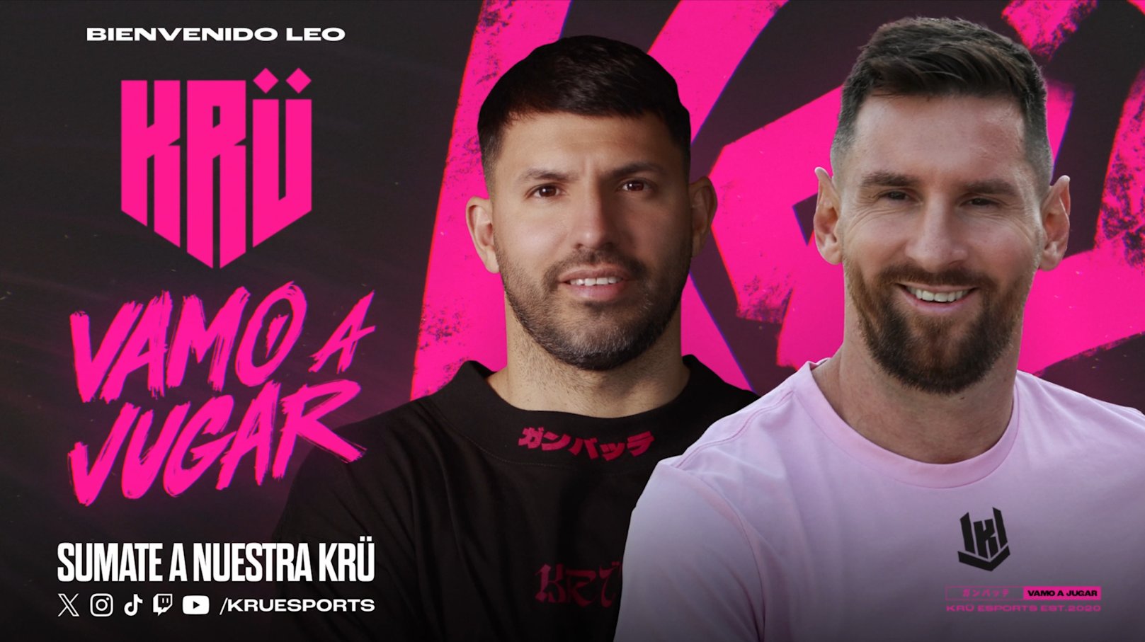 Messi es nuevo dueño de KRÜ: el equipo de esports del Kun Agüero