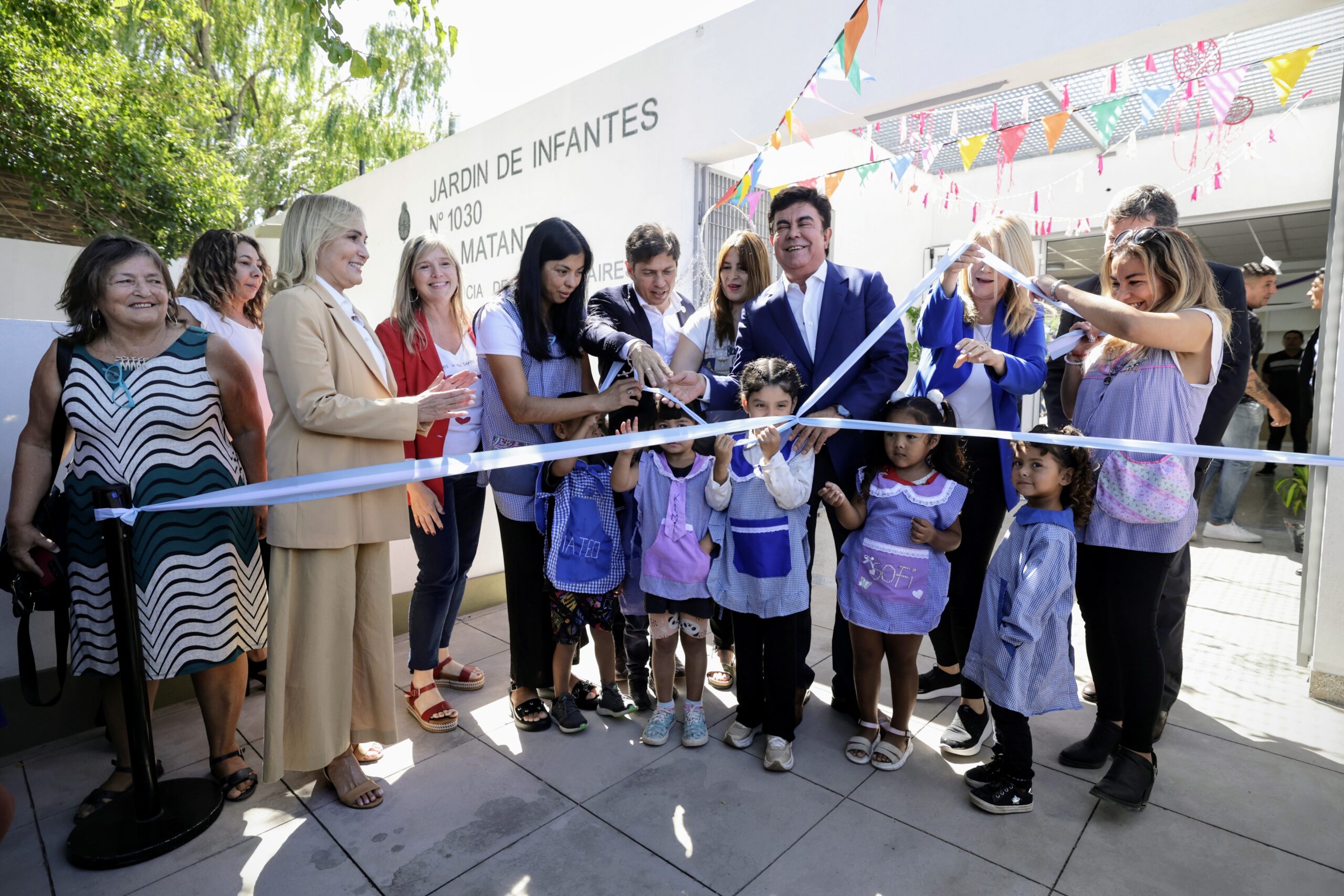 Kicillof inauguró el Jardín de Infantes N° 1.030 de La Matanza