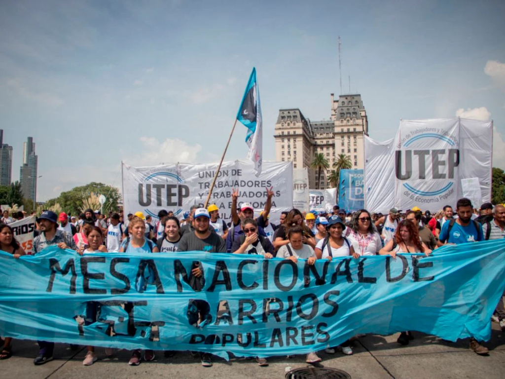 Movimientos sociales Capital Federal rutas