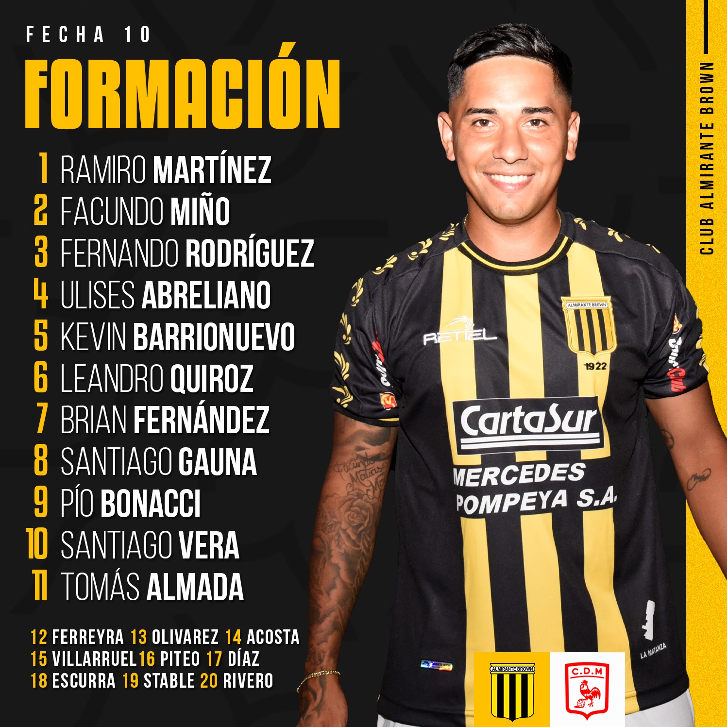 Empate Almirante y Morón clásico oeste