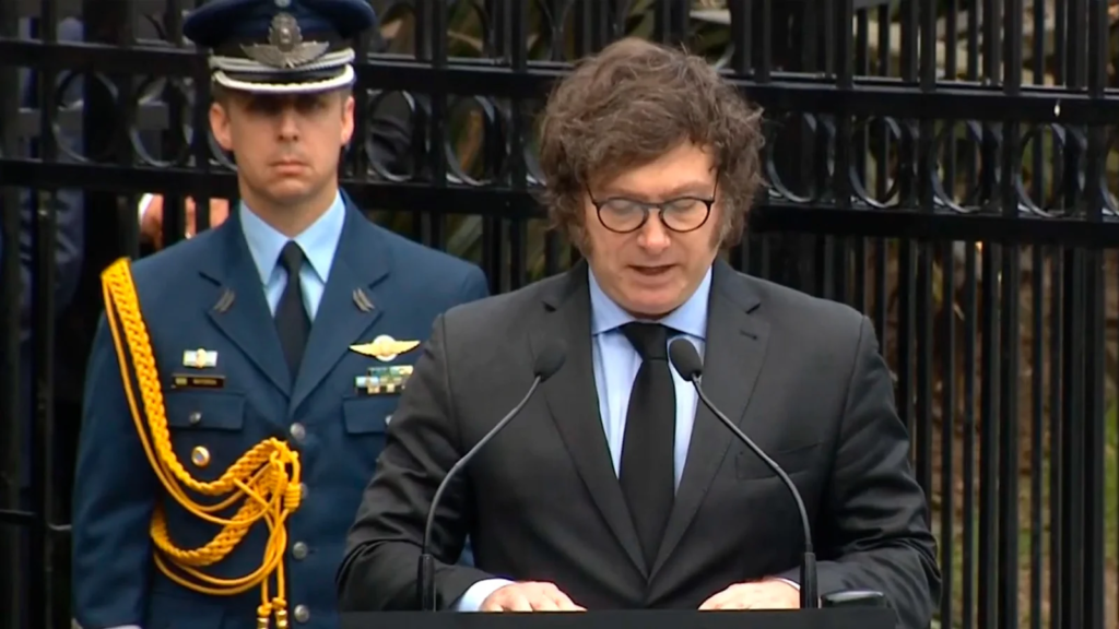 demoras Ley Bases, Milei no Pacto de Mayo