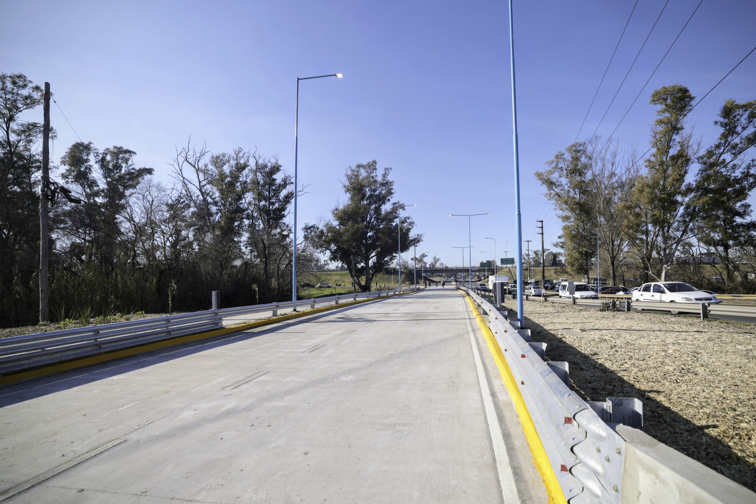 Nuevo puente que conecta Moreno e Ituzaingó