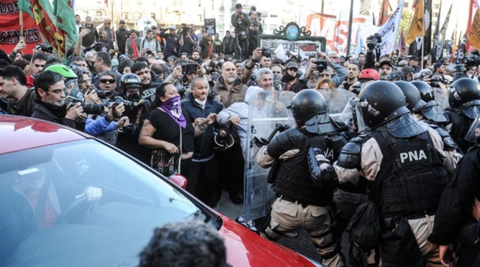 MOVILIZACIÓN JUBILADOS REPRESIÓN CONGRESO