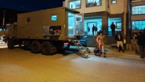 Operativo de asistencia humanitaria en Comodoro Rivadavia: distribución de alimentos y cortes de agua programados