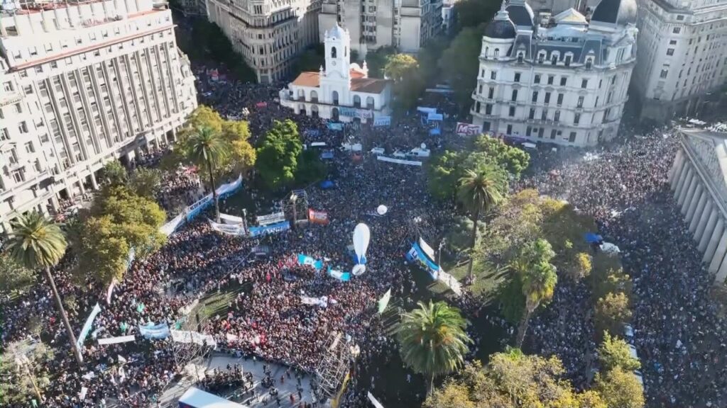 protesta pueblo países primer mundo marchas
