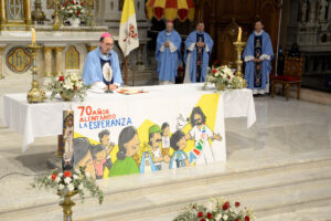 Cáritas Argentina celebró sus 70 años en Luján y renovó su compromiso de “estar donde hay dolor”