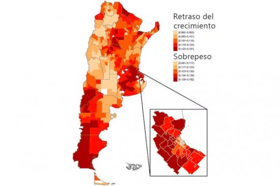 Un mapa de la UBA reveló dónde se concentra la malnutrición infantil en Argentina
