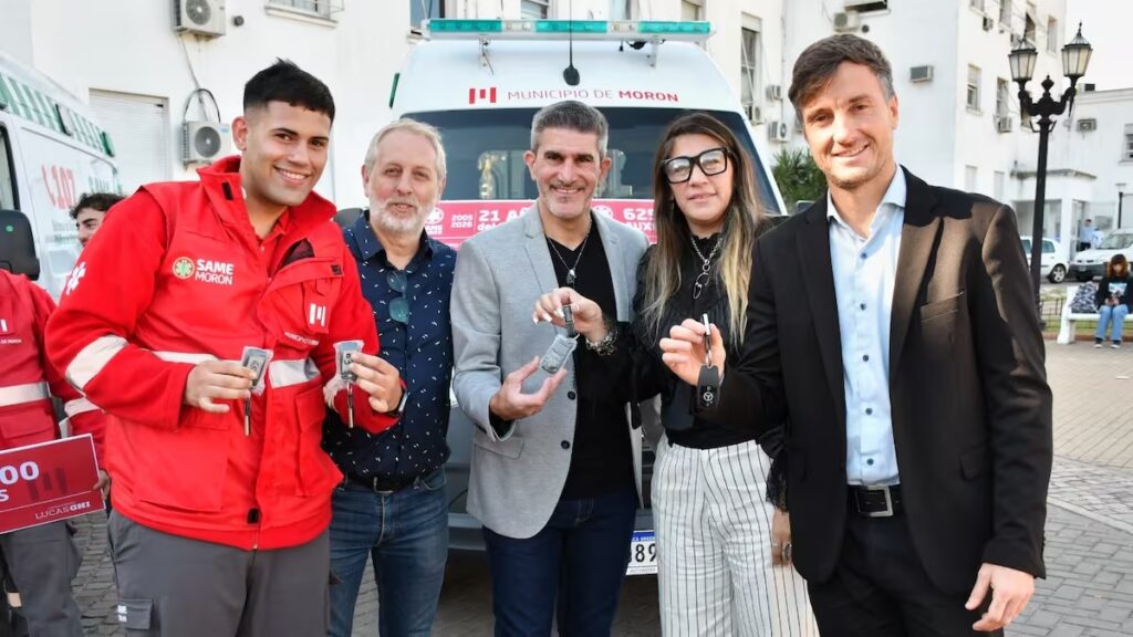 Morón suma nuevas ambulancias para fortalecer el SAME