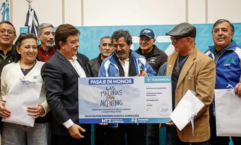 Fernando Espinoza: “Los veteranos de La Matanza volverán a levantar la bandera argentina en las Islas Malvinas”.