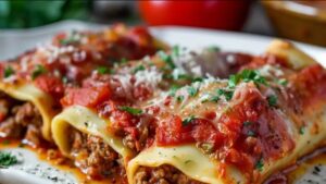 Canelones con salsa: una receta rica y fácil